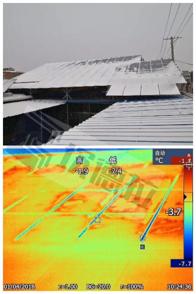 寒冷！光伏組件熱斑溫度實(shí)測！