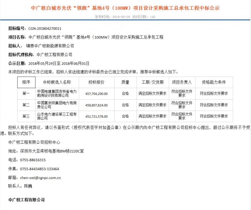 4.57—5.18元/W！白城、達(dá)拉特光伏領(lǐng)跑基地EPC中標(biāo)結(jié)果出爐！