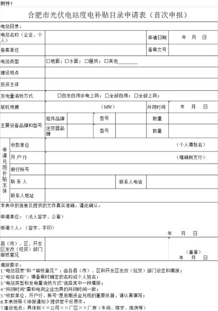 安徽合肥申報(bào)2018年第三批光伏度電補(bǔ)貼目錄、光儲(chǔ)系統(tǒng)應(yīng)用、創(chuàng)新示范項(xiàng)目